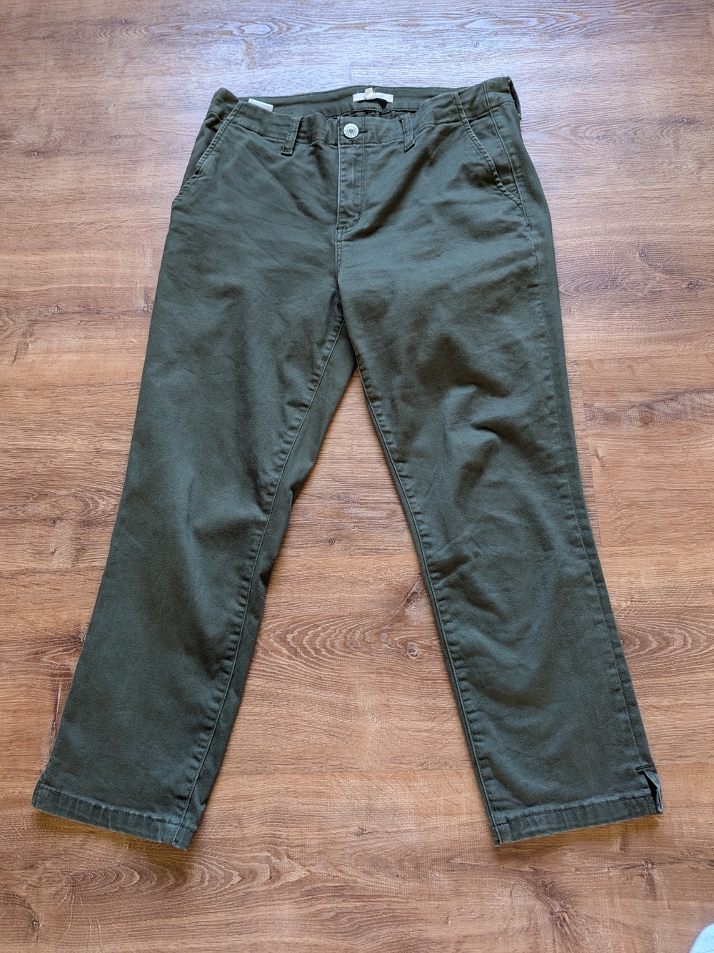 STS Blue Olive Green Straight Chinos